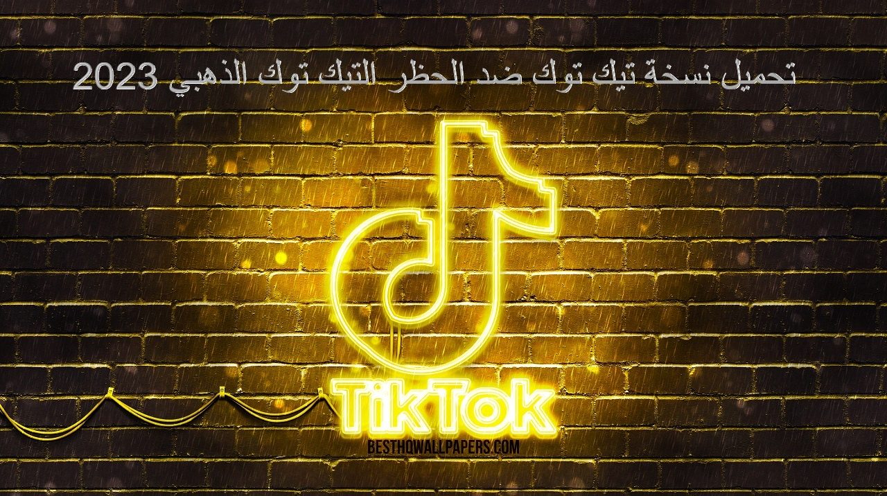 تحميل نسخة تيك توك ضد الحظر التيك توك الذهبي 2023