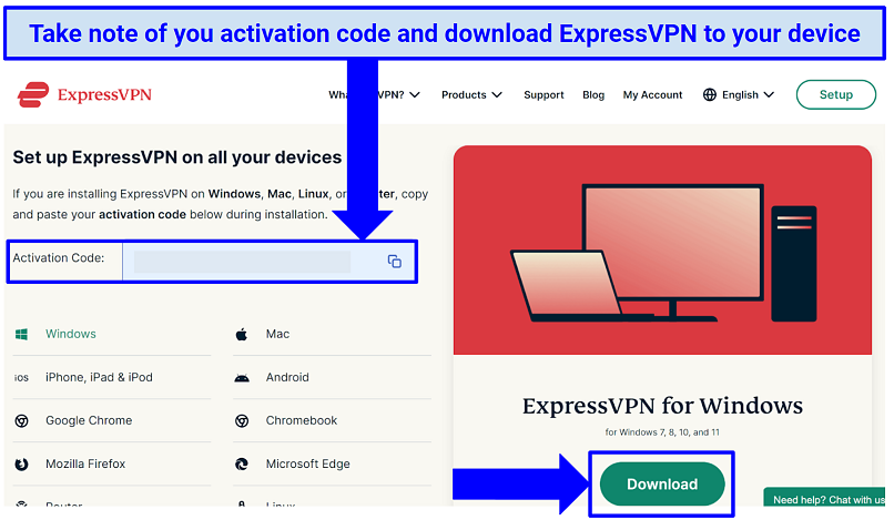 اكواد تفعيل برنامج expressvpn