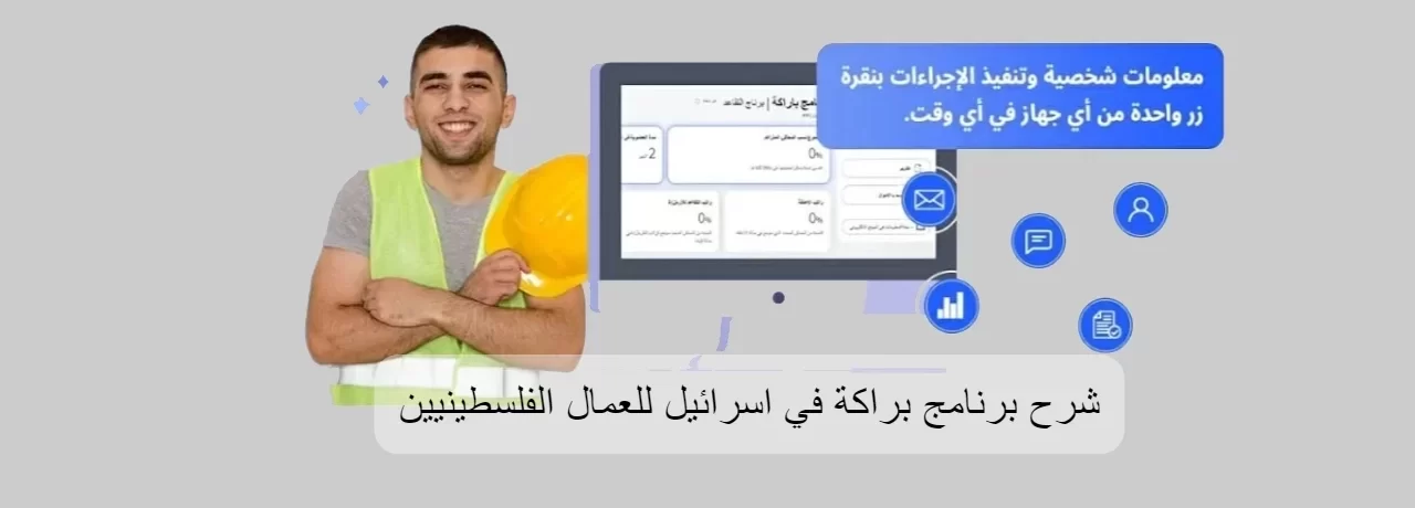 شرح برنامج براكة في اسرائيل للعمال الفلسطينيين